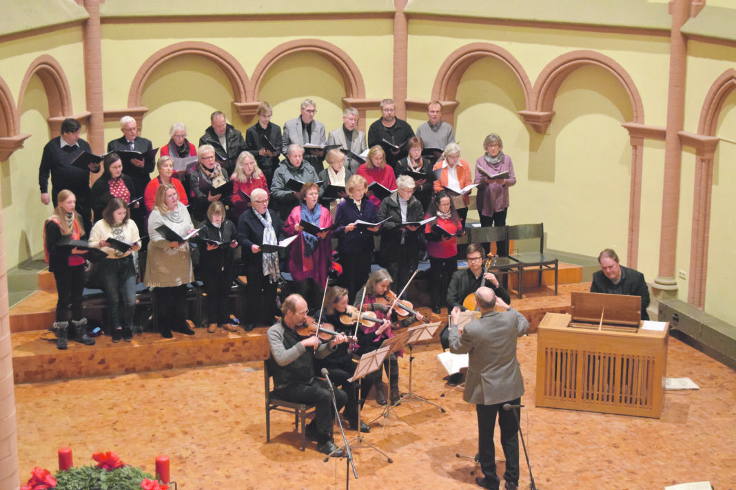 Die Heinrich-Schütz-Kantorei tritt in der ev. Kirche im Tannenhof auf. Foto: Kerstin Ruf