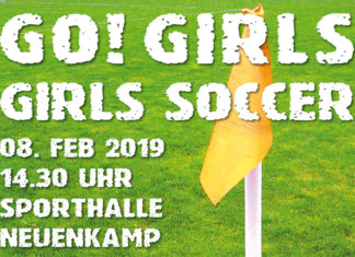 Mädchen-Fußballturnier: Girls-Soccer am 8. Februar 2019 in der Sporthalle Neuenkamp.
