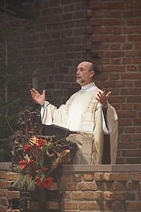 Pfarrer Helmut Fassbender hielt die Festpredigt. Foto: Abtei Königsmünster