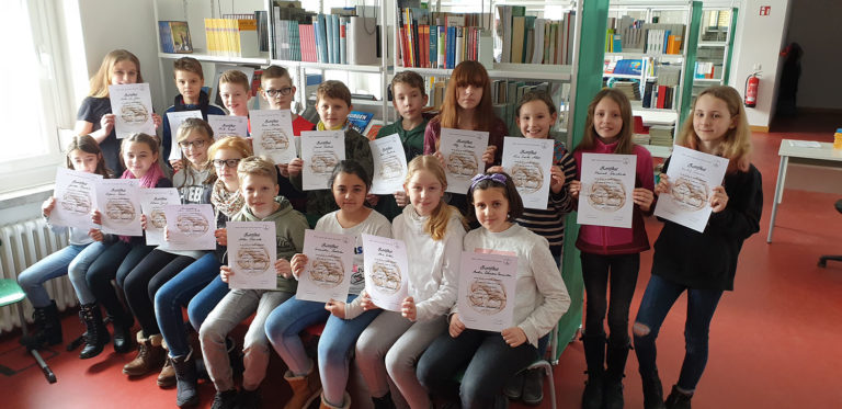 Es gab Lesezeugnisse am Leibniz-Gymnasium