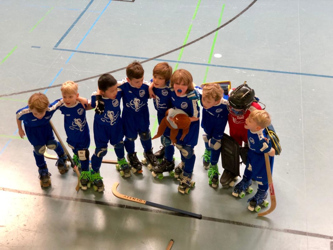 Die U9 der IGR Remscheid beim Auswärtsspieltag in Krefeld. Foto: privat