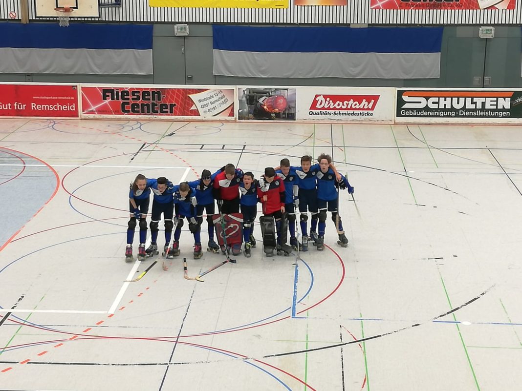 Das U15 Rollhockey-Jugendteam der IGR Remscheid. | Foto: privat