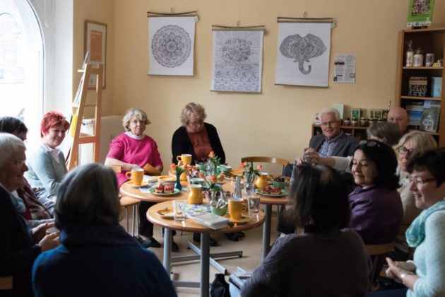 Lesung im Flair-Weltladen. | Foto: Juudo-Fotografie