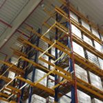 Gut organisiert: Das Hochregallager der GEPA. Foto: Sascha von Gerishem