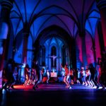 Zumba in der leeren Kirche in Kooperation mit Die Welle. Foto: Andreas Bücker