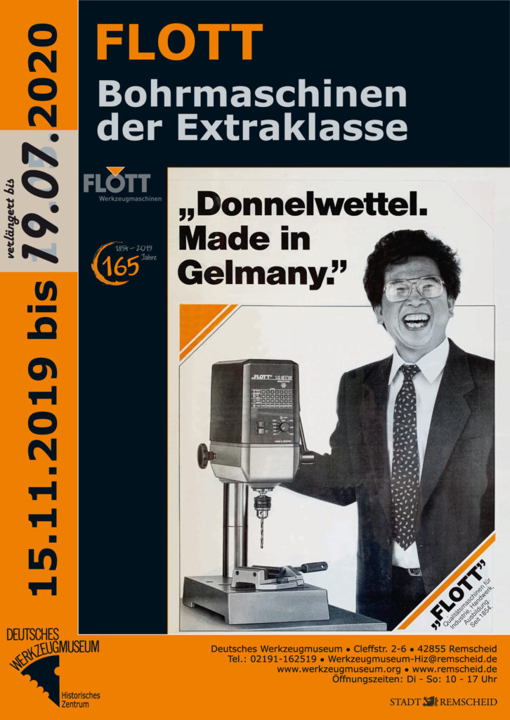 Das Poster zur Ausstellung. Poster: Deutsches Werkzeugmuseum