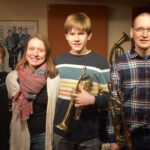 Die Musikalische Familie Kammin aus Lüttringhausen: Marti, Celine, Lino und Jürgen (v.l.). Mutter Antje und Joy fehlen. Foto: Peter Klohs