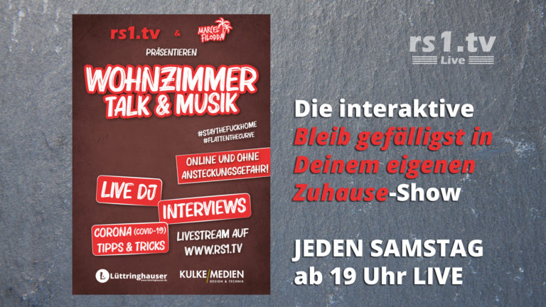 Wohnzimmer Talk & Musik - Die interaktive "Bleib gefälligst in Deinem eigenen Zuhause"-Liveshow.