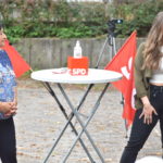 Erden Ankay-Nachtwein, Vorsitzende des Integrationsrates, und Anne Marie Faßbender, Vorsitzende von Remscheid Tolerant sprachen über Toleranz. Foto: Peter Klohs