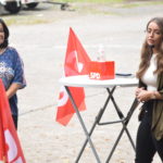 Erden Ankay-Nachtwein, Vorsitzende des Integrationsrates, und Anne Marie Faßbender, Vorsitzende von Remscheid Tolerant sprachen über Toleranz. Foto: Peter Klohs