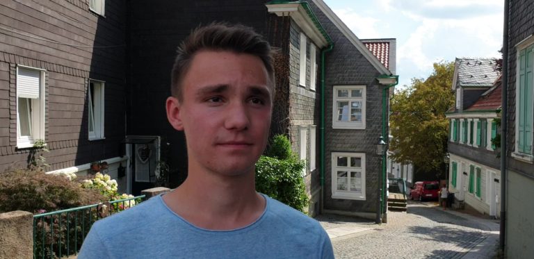 Daniel Pilz in Lennep. Foto: Sascha von Gerishem