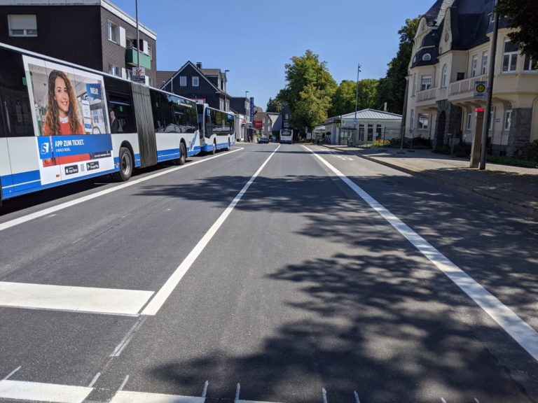 GRÜNE vermissen Radweg auf der Kreuzbergstraße