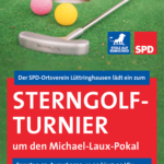 Das 5. Sterngolf-Turnier um den Michael-Laux-Pokal findet am Samstag, 22. August 2020 von 14-17 Uhr in der Stergolfanlage Klausen statt.