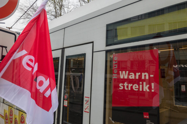 Streik! Stillstand am Montag