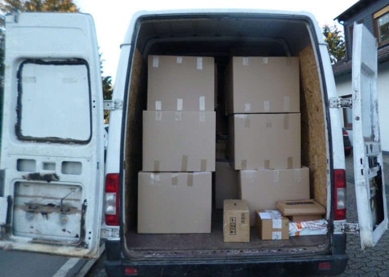 Paketzusteller aus dem Verkehr gezogen