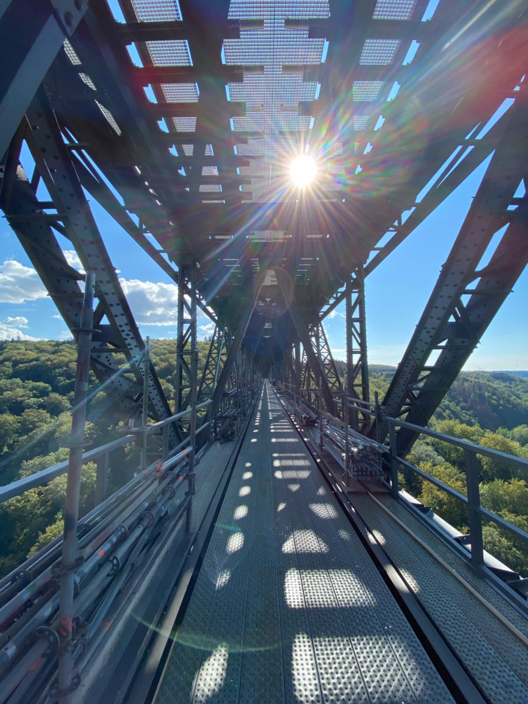 Der Arbeitsweg der Müngstener Brücke. Foto: Dirk Herrmann