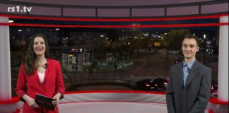 Sarah Stahlschmidt führt durch "Die Woche", die Lokalnachrichten aus Remscheid präsentiert Daniel Pilz. Eine Kooperation von rs1.tv und Lüttringhauser. Screenshot: rs1.tv