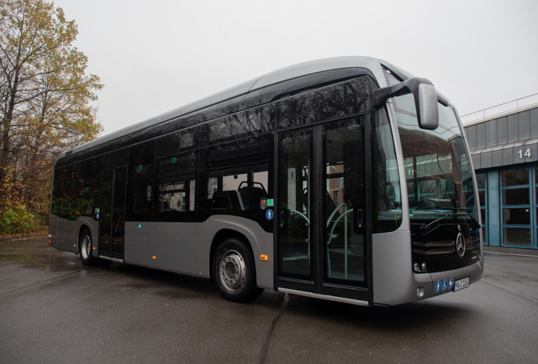 Vollelektrischer Linienbus von Mercedes-Benz: Der eCitaro. Foto: Stadtwerke Remscheid
