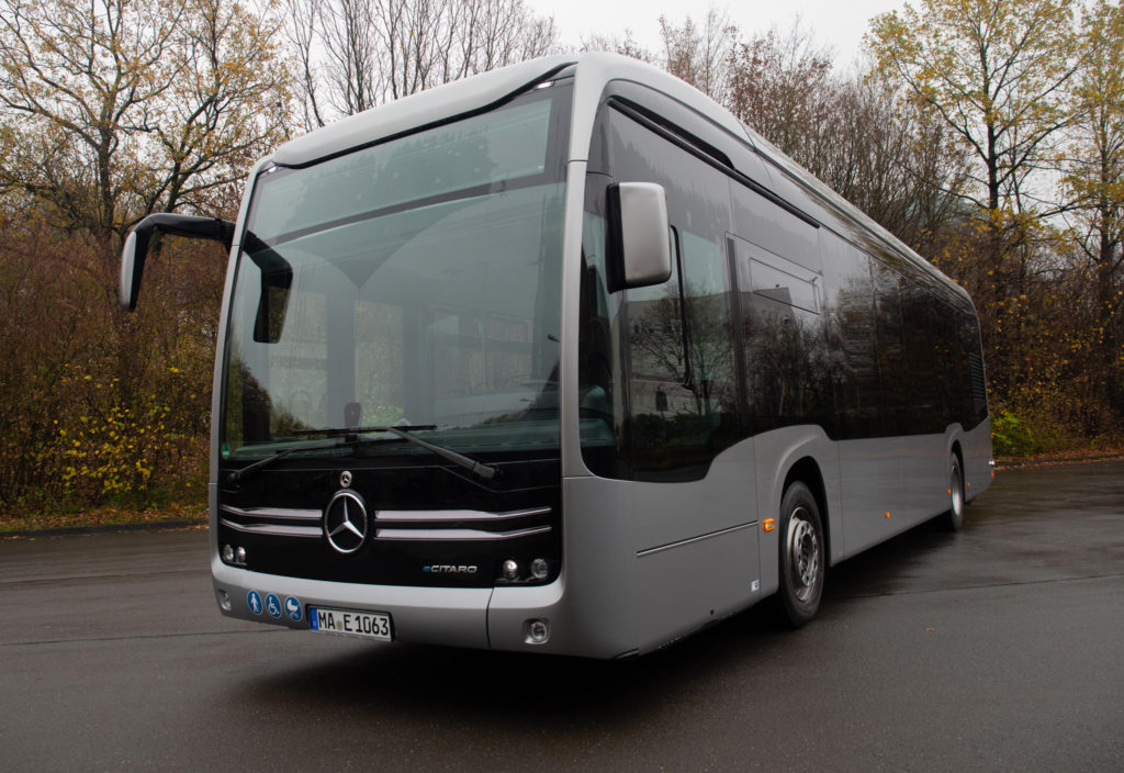 Vollelektrischer Linienbus von Mercedes-Benz: Der eCitaro. Foto: Stadtwerke Remscheid