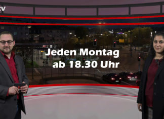 Marcus Schmidt führt durch "Die Woche", die Lokalnachrichten aus Remscheid präsentiert Sabine Yündem. Eine Kooperation von rs1.tv und Lüttringhauser. Screenshot: rs1.tv