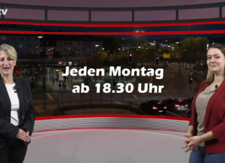 Nicole Dahmen führt durch "Die Woche", die Lokalnachrichten aus Remscheid präsentiert Sabrina Ottersbach. Eine Kooperation von rs1.tv und Lüttringhauser. Screenshot: rs1.tv