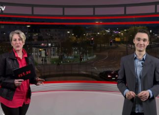 Nicole Dahmen führt durch "Die Woche", die Lokalnachrichten aus Remscheid präsentiert Daniel Pilz. Eine Kooperation von rs1.tv und Lüttringhauser. Screenshot: rs1.tv