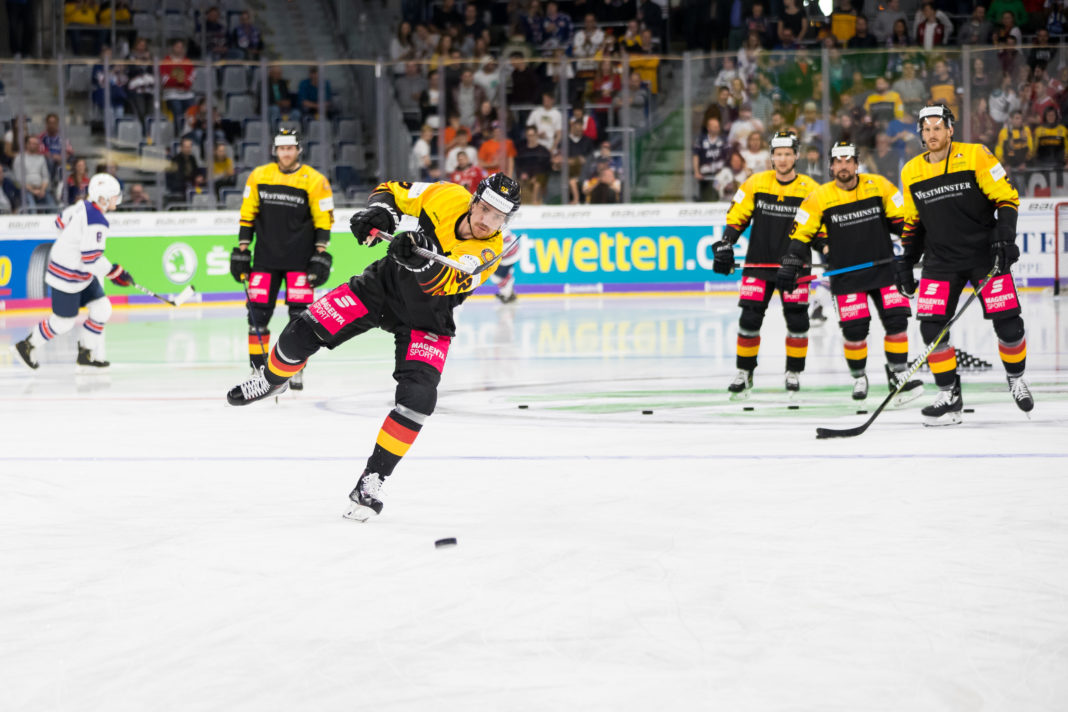 Eishockey: Deutschland gegen USA (2019). Foto: Sven Mandel / CC-BY-SA-4.0