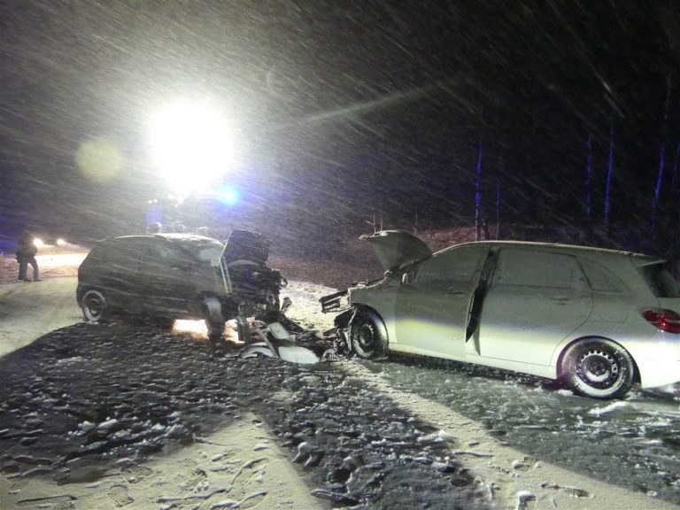 Wintereinbruch – über 20 Glätteunfälle