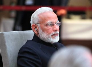 Indiens Premierminister Narendra Modi bei einem informellen Treffen der Staats- und Regierungschefs der BRICS-Staaten 2017 in Hamburg. Foto: Kremlin.ru, CC BY 4.0 , via Wikimedia Commons