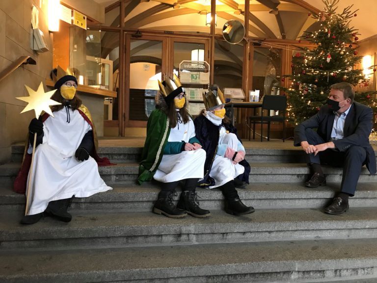 Sternsinger im Remscheider Rathaus