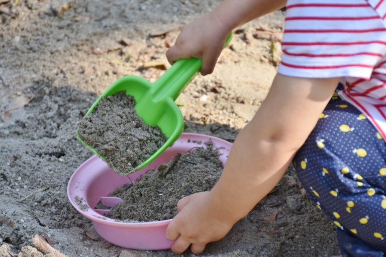Spielplatz wird neu gebaut