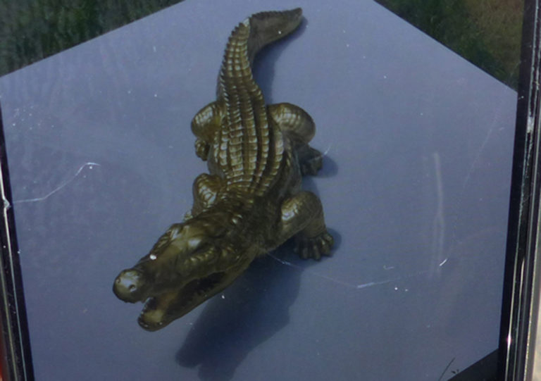 Goldenes Krokodil gestohlen