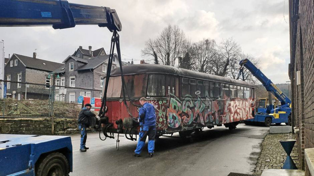 Die Restaurierung des alten Schienenbusses im Industriemuseum Ennepetal wird finanziell vom Land unterstützt. Foto: Industriemuseum Ennepetal