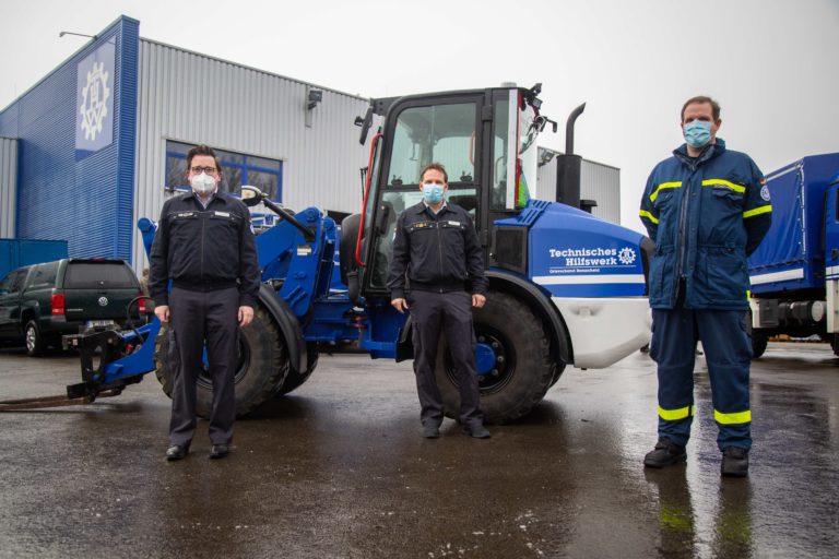 THW Remscheid: Radlader im Einsatz