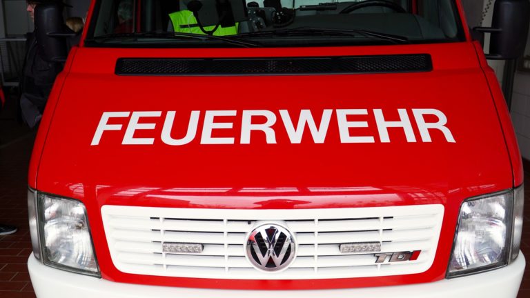 Brand einer Lagerhalle