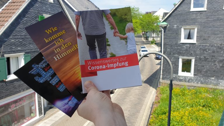 Unseriöse Impfbroschüre in den Briefkästen