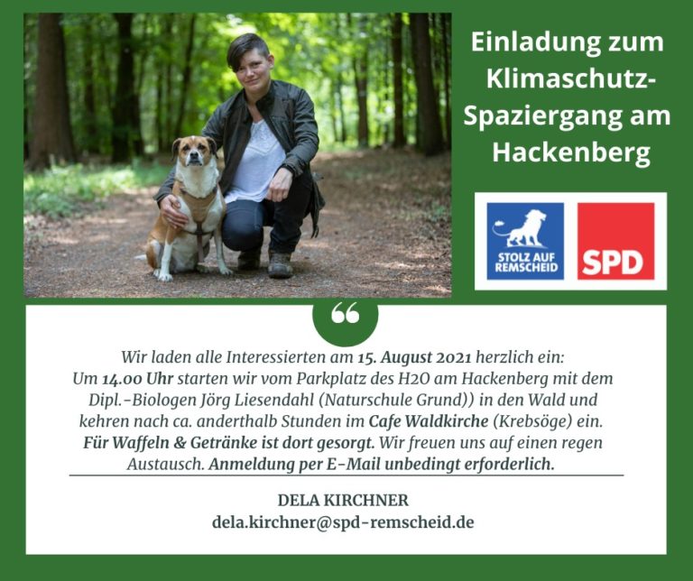 Spaziergang am Hackenberg. Klimawandel begreifbar machen