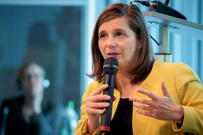 Katrin Göring-Eckardt erwartet „Fotofinish“ bei der Bundestagswahl