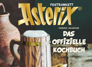Cover "Festbankett Asterix - Das offizielle Kochbuch. Artwork: Egmont Comic Collection / © 2021 LES EDITIONS ALBERT RENE