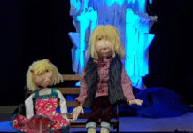 Das Durchsholzer Marionetten- und Puppentheater präsentiert Die Schneekönigin als Wohnzimmertheater. Foto: Markus Heip