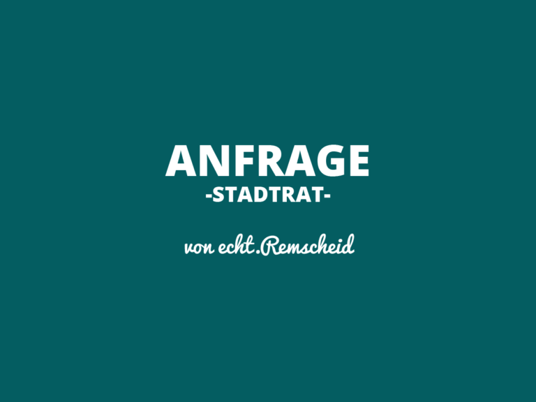 Anfrage: Sanierungsstau an Remscheider Schulen