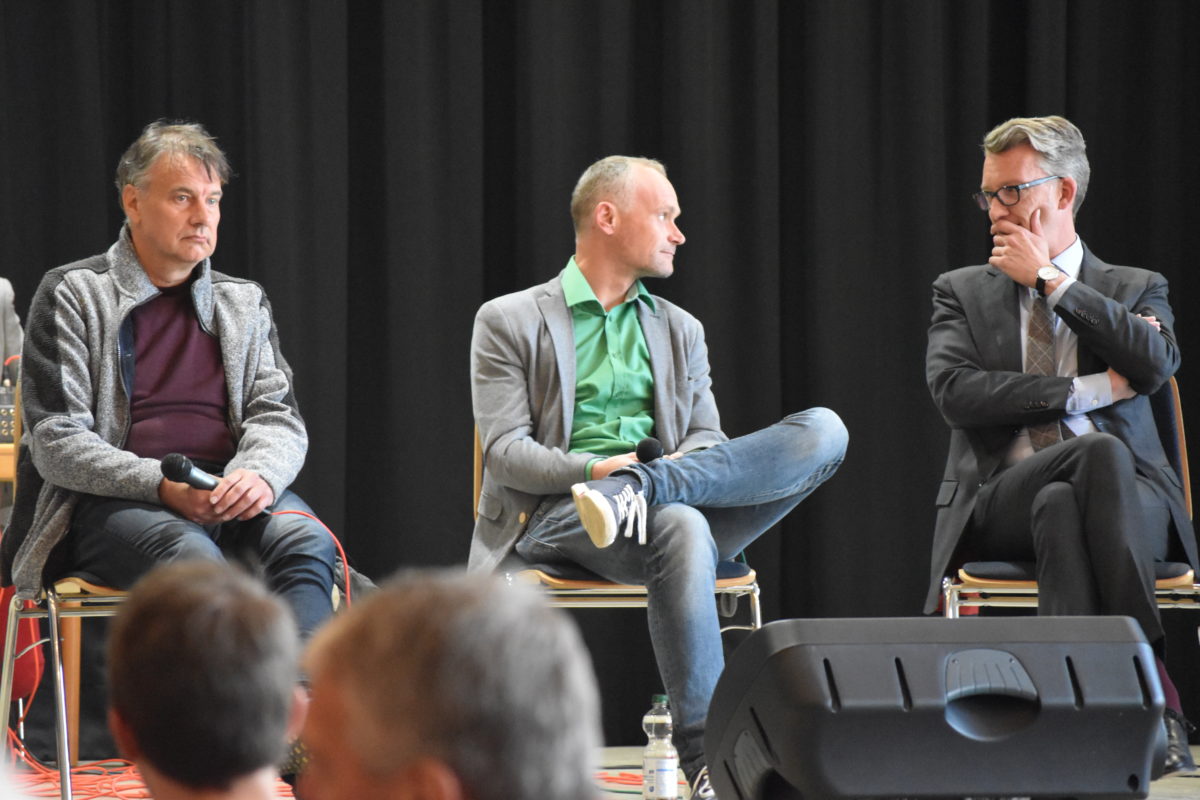 Peter Lange, David Schichel und Sven Wolf (v.l.) Foto: Peter Klohs