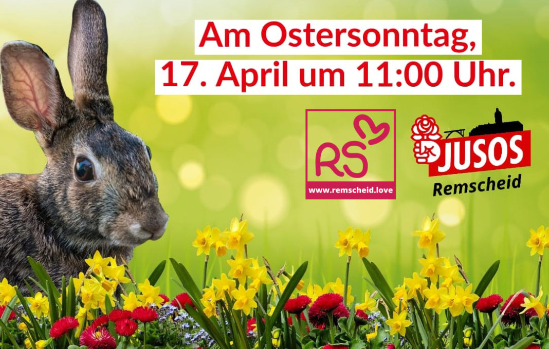 RS-Love: Die Jusos Remscheid laden Ostersonntag in den Stadtpark.