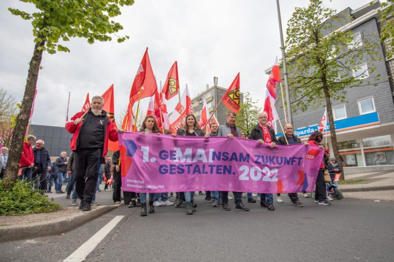 Maikundgebung auf dem Theodor-Heuss-Platz