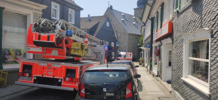 Feuerwehr: Einsatz in der Gertenbachstraße