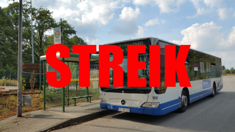 Warnstreik am Montag: Busse stehen still